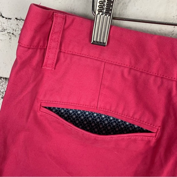 Bonobos Pink 9 Inch Inseam Mens Chino Flat Front Shorts 35 - Picture 5 of 7